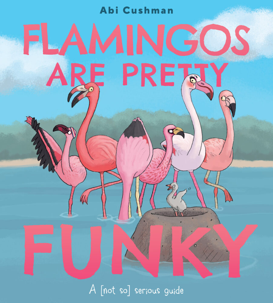 Flamingos Are Pretty Funky by Abi Cushman Cover