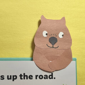 Wombat Bookmark Craft