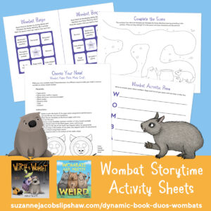 Wombat Activity Sheets