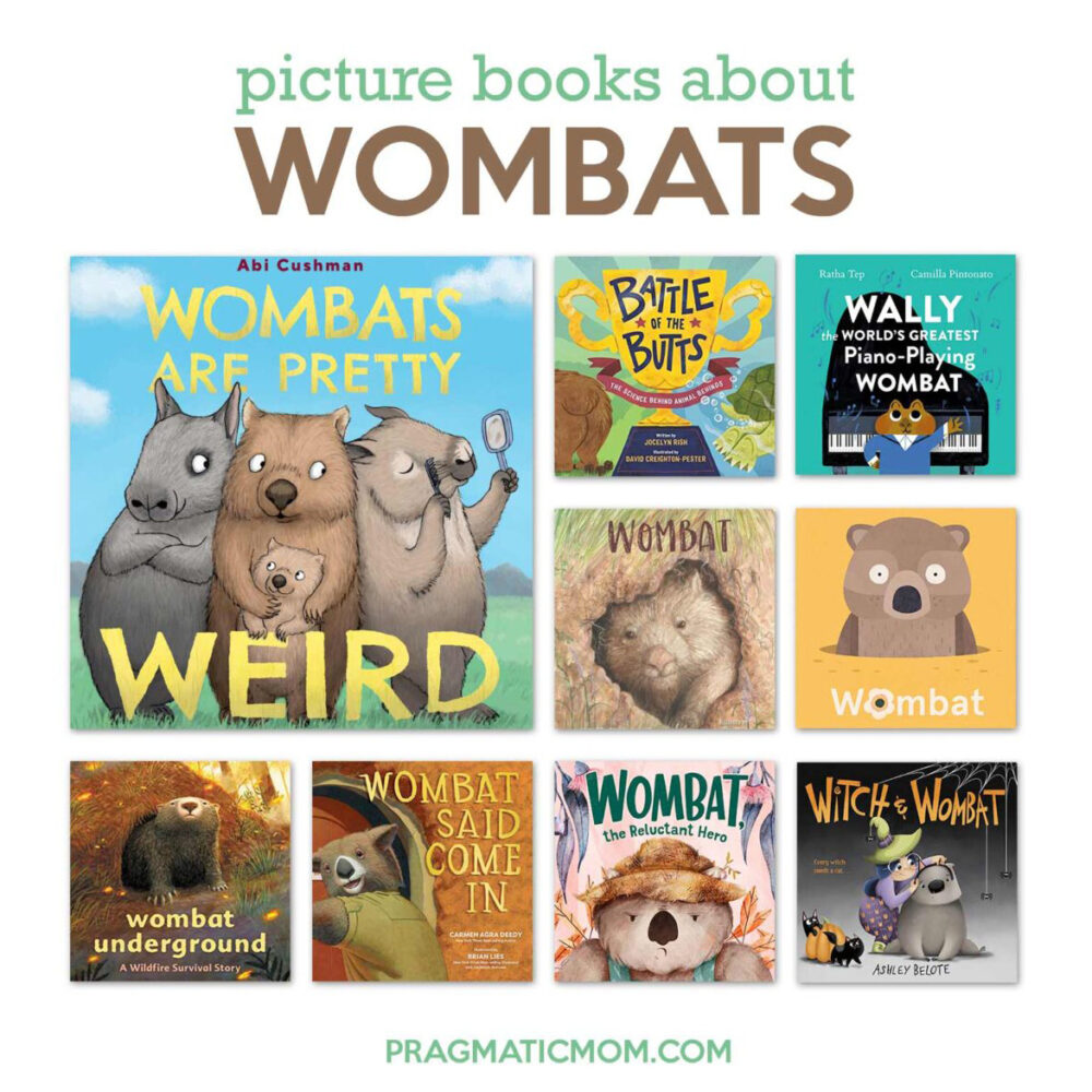 Picture books about wombats